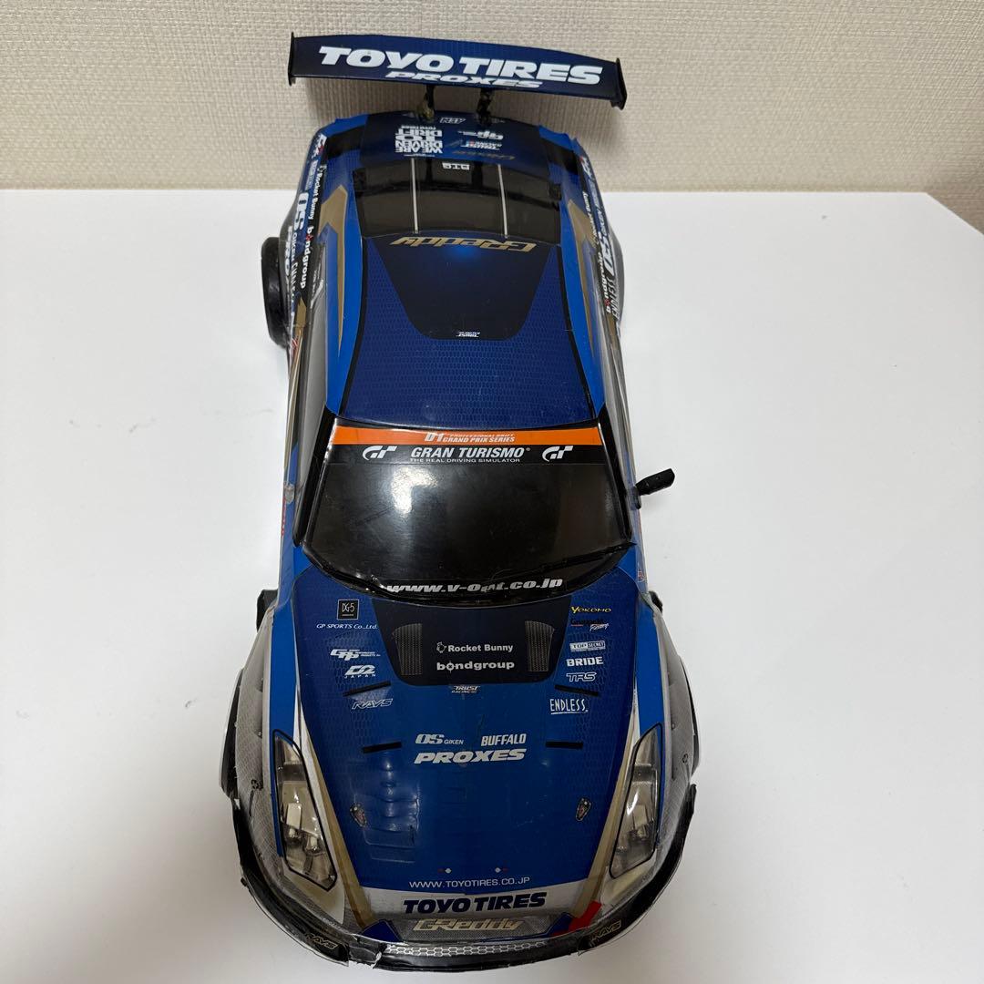ヨコモYD2 シャーシ　D1GP 川畑真人使用35GTRボディ　ジャイロ付き