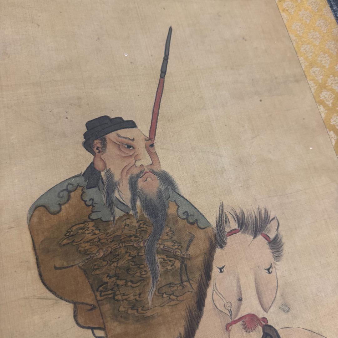 中国古美術 　掛け　軸 骨董品 現状品 旧蔵 時代物　肉筆