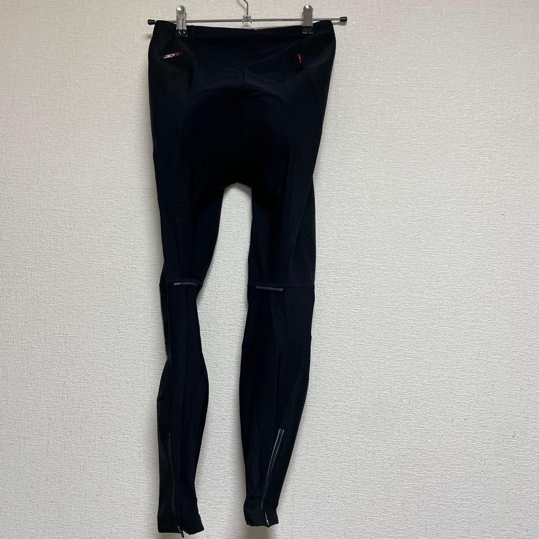 PEARL IZUMI 防風 ビブタイツ Mサイズ ブラック