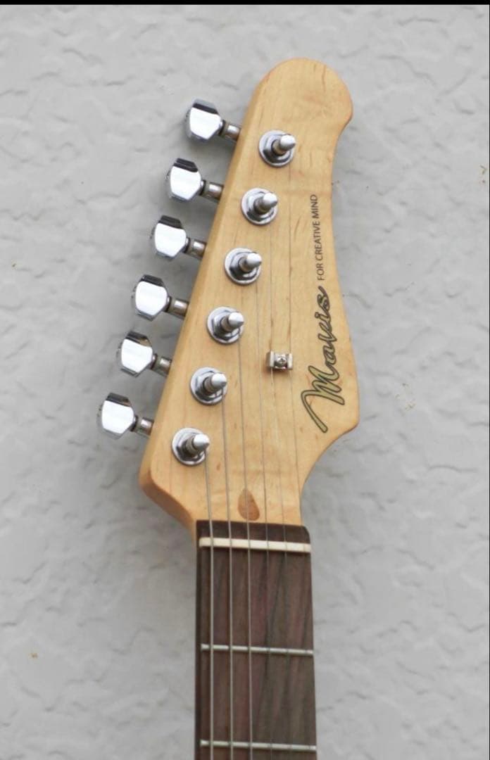 エレキギター サンバースト 21フレット