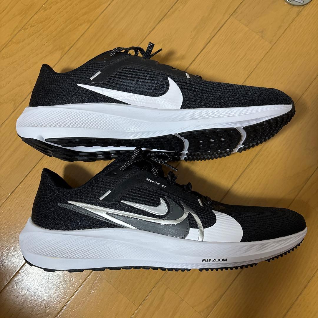 大きいサイズ　試着のみ　Nike Pegasus 40ブラックus13 31cm