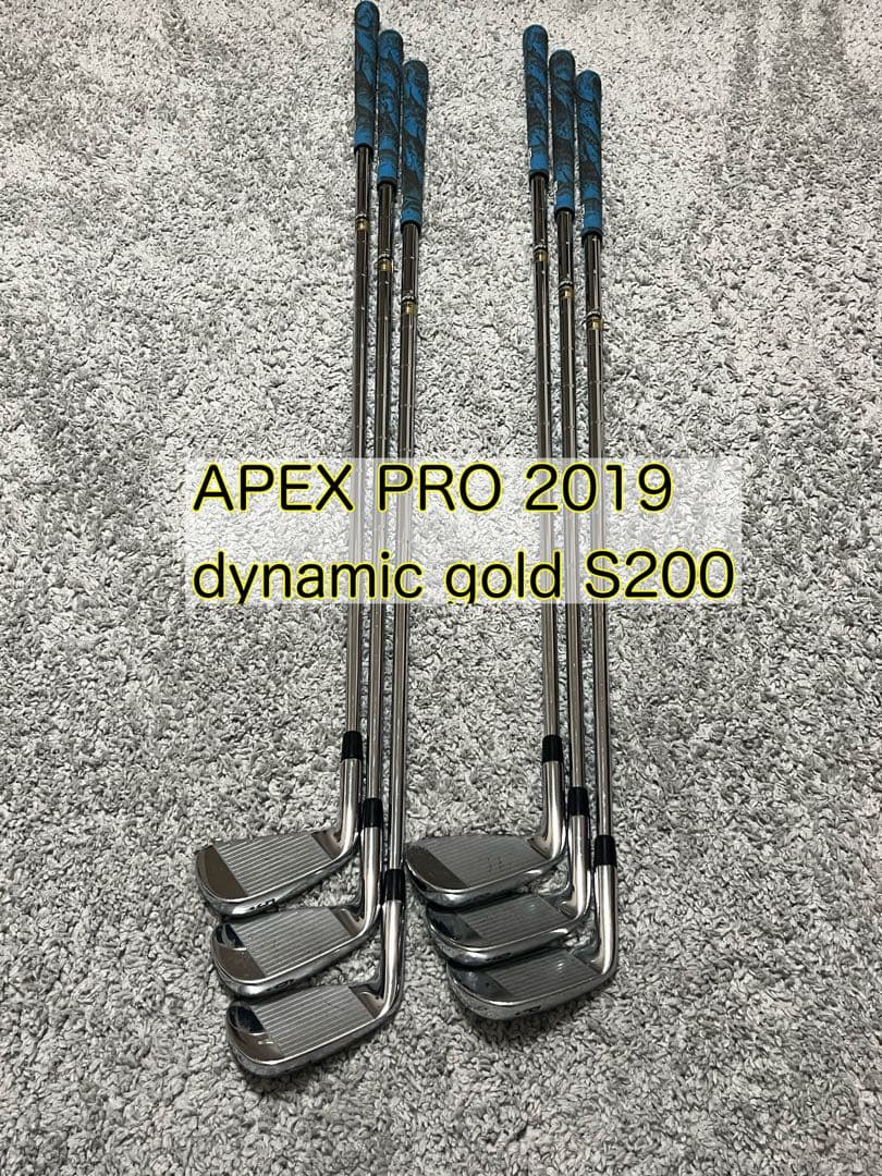 callaway apex pro 2019 アイアンセット　6本