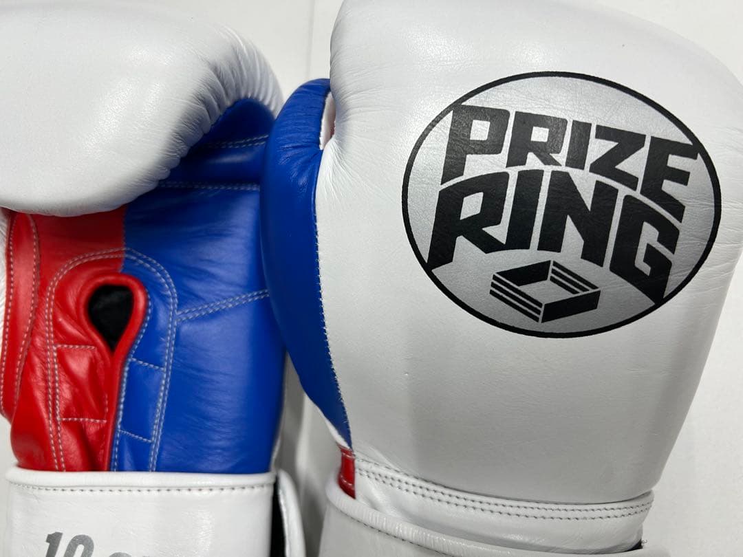 プライズリング　ボクシンググローブ　本革製 10oz 白
