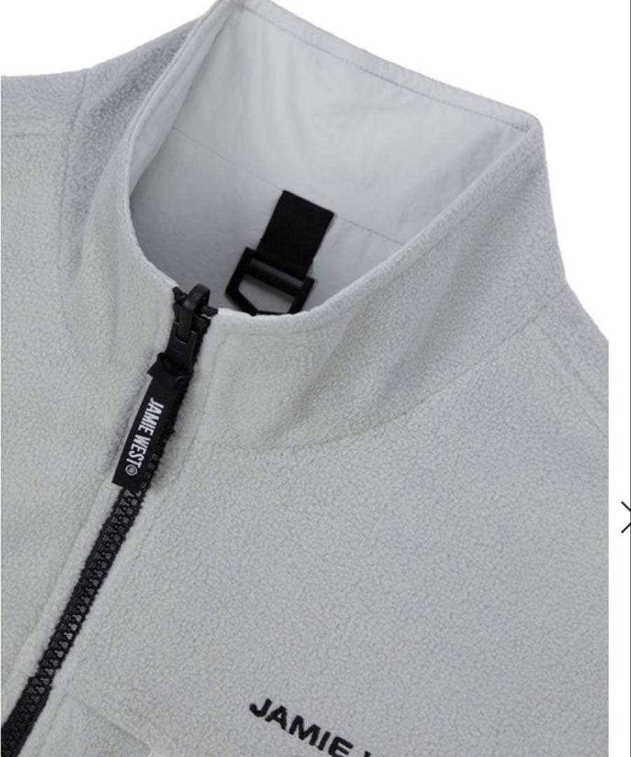 JAMIWEST フリースナイロンリバーシブルジャケット グレー新品