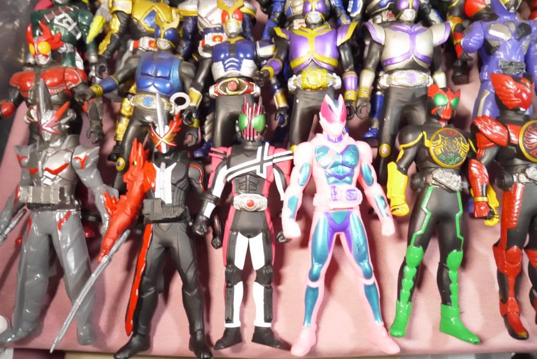 ライダーヒーローシリーズ　ビッグサイズソフビフィギュア　107体セット