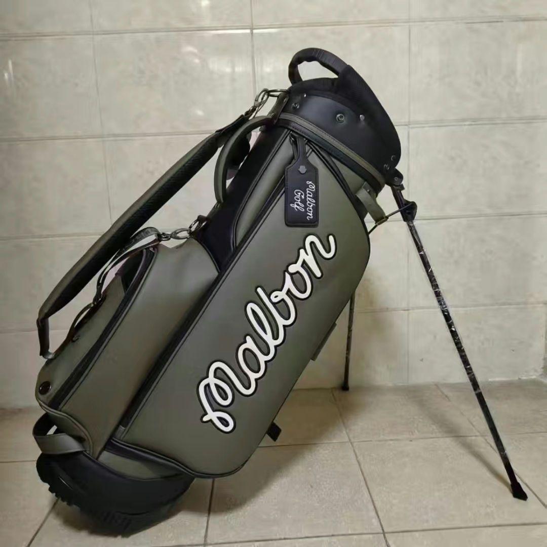 マルボン キャディバッグ グリーン スタンドゴルフバッグ キャディバッグ訳あり