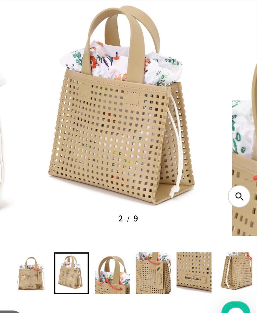 更に、お値下げ。パーリーゲイツ バッグ タグ付き、新品未使用品