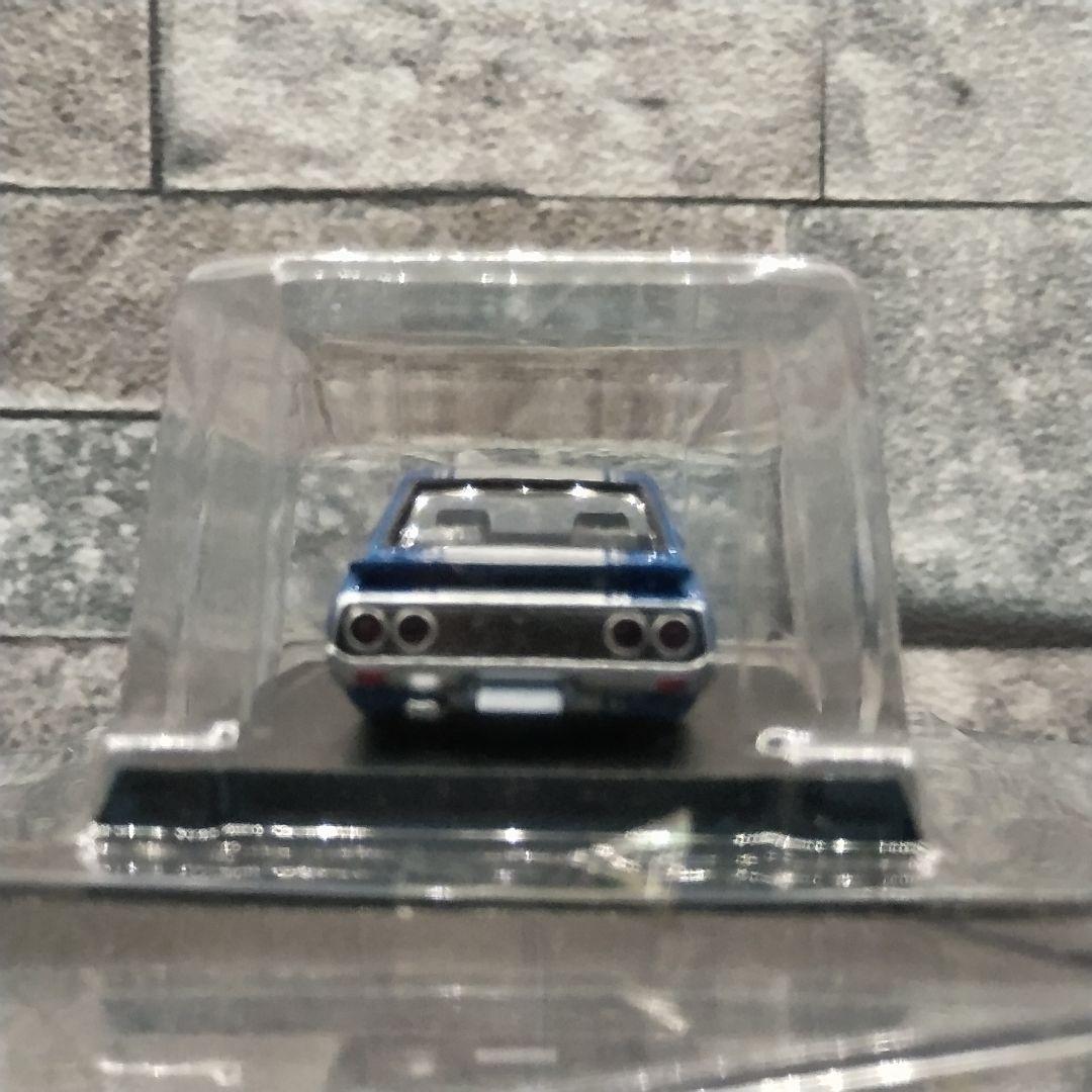 グラチャンコレクション ケンメリ　4Dr　　DATSUN 110 ミニカー 青