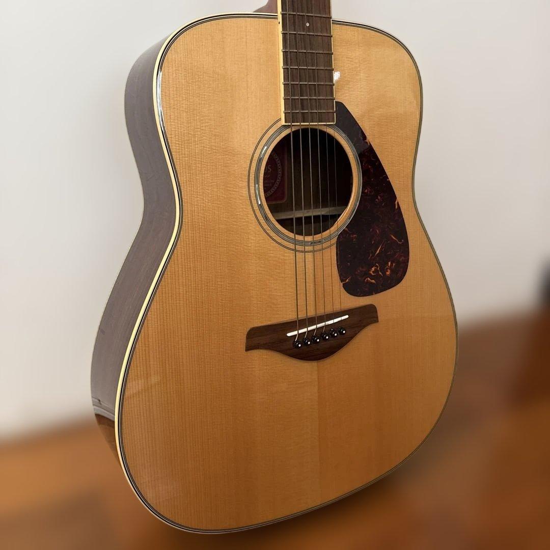 ハードカバー付　YAMAHA FG730S アコースティックギター