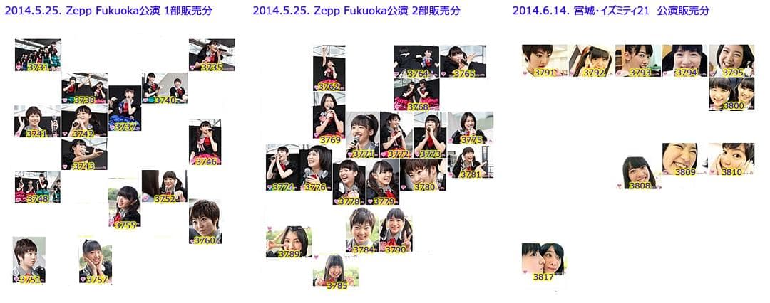 私立恵比寿中学（エビ中・えびちゅう） 公式生写真　3461～3910　バラ売り可