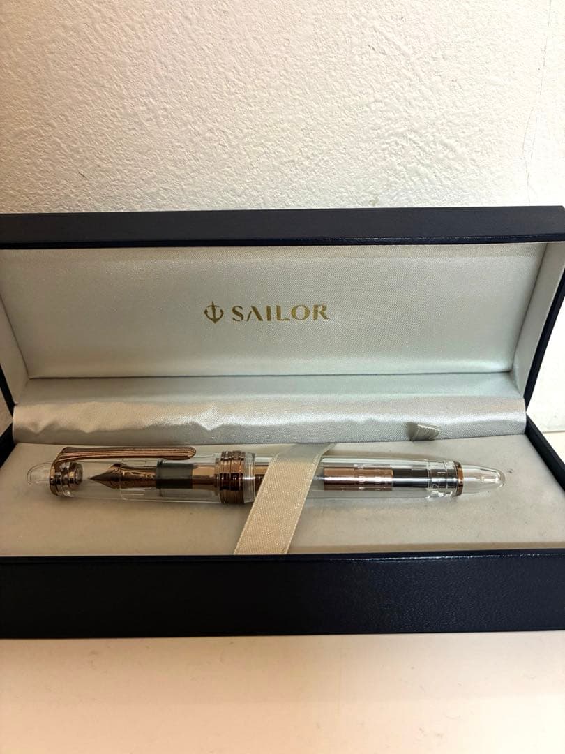 拓*海様 セーラー万年筆 長刀研ぎ ナガサワ限定 プロスケ アンティークゴールド