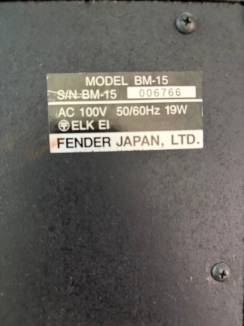 Fender ベースアンプ　BM-15