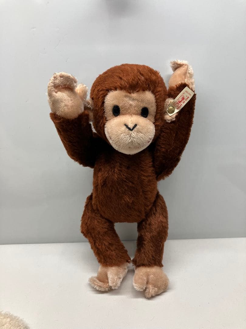 ヴィンテージ　1998 シュタイフ製 サル モンキー ぬいぐるみ 番号00488