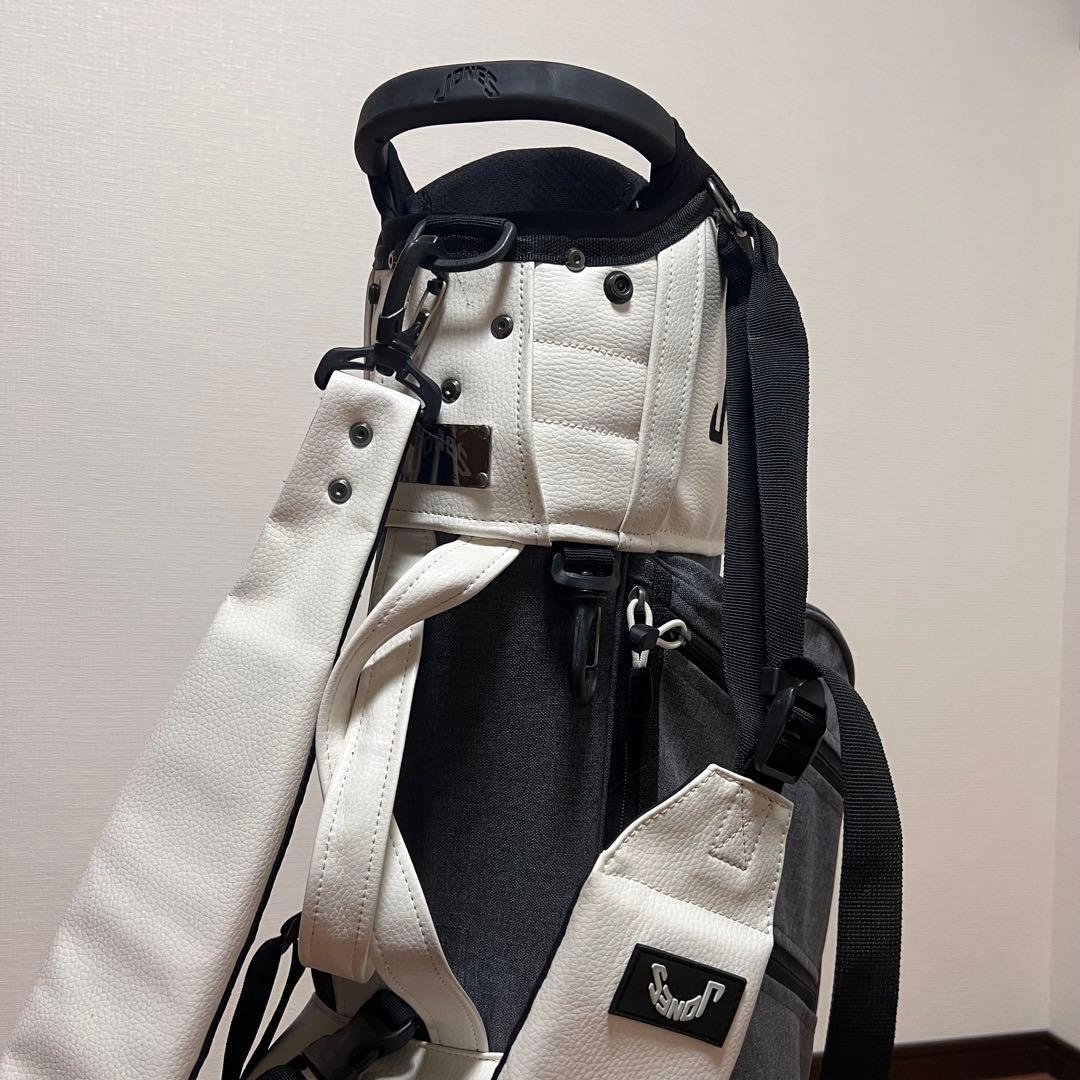 JONES キャディバッグ ホワイト/グレー