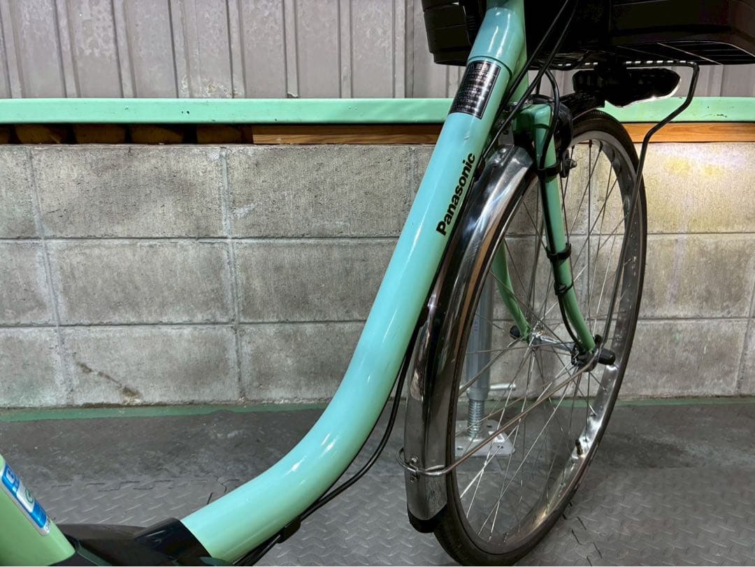 №8500電動自転車 パナソニック ビビDX 26インチ バッテリー大容量！