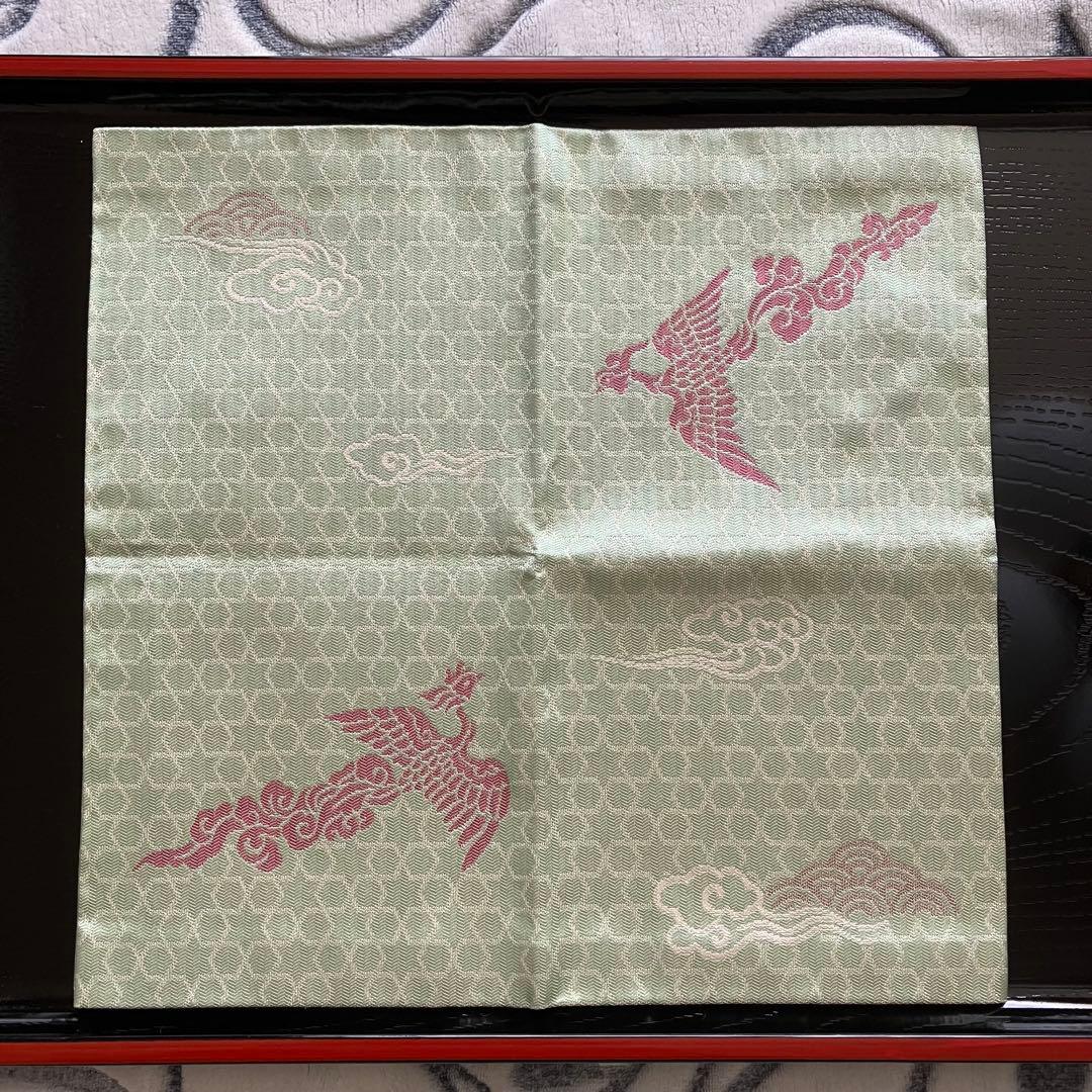 最終お値下げ 茶道具 土田友湖作 鳳凰雲被紹巴 帛紗 共箱