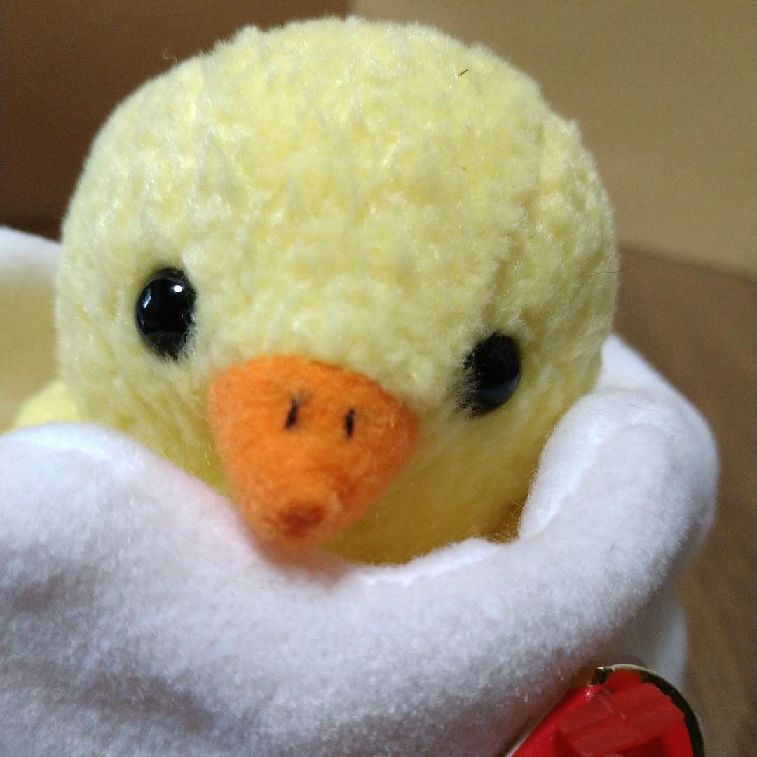 ty ぬいぐるみ ヒヨコ ビーニーベイビーズ  殻付きひよこ  2