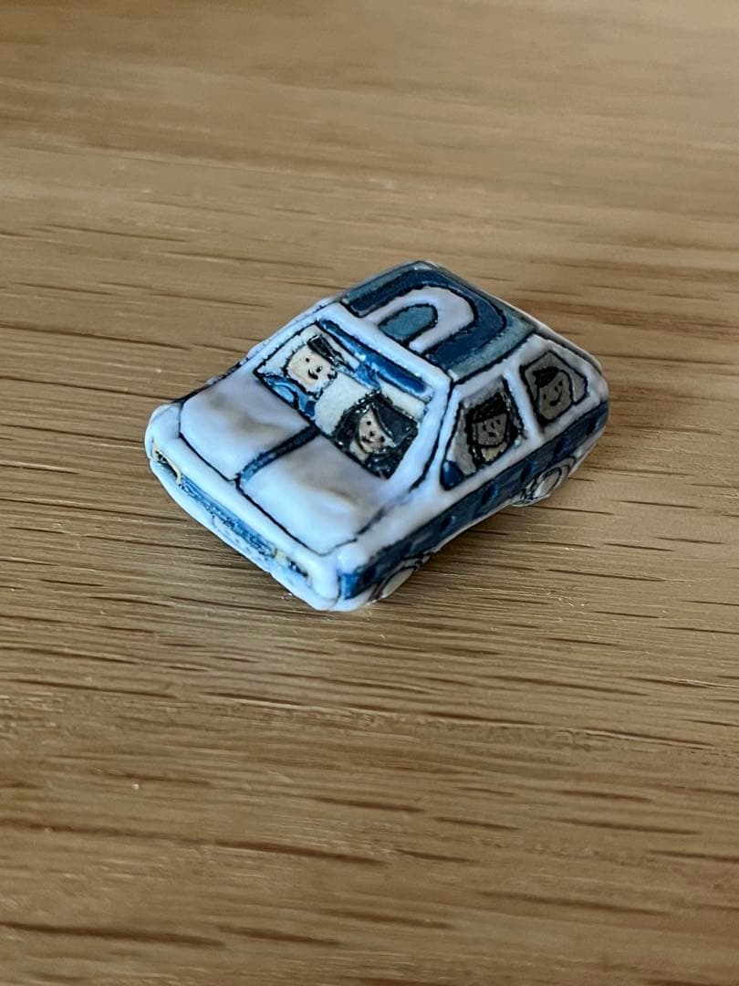 陶器製クルマの置物4点セット