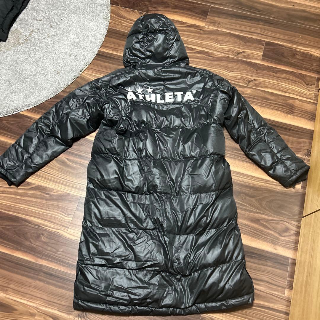 ATHLETA ブラック ベンチコート