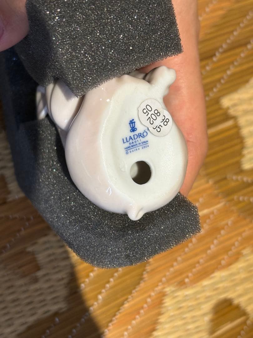 【LLADRO】幸運のブタ　絶版品　専用箱付き