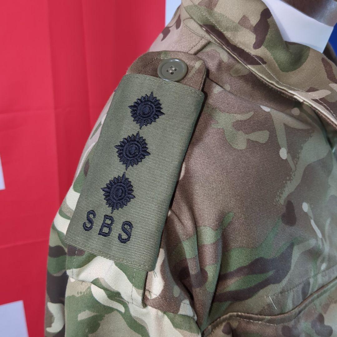 【新品未使用】イギリス軍MTP空挺スモック＋SBSベレー帽＆階級章