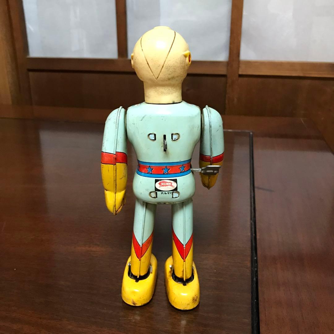 ブルマァク　月光仮面　当時物　ブリキ製　ゼンマイ歩行