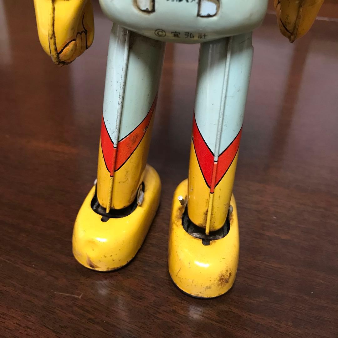 ブルマァク　月光仮面　当時物　ブリキ製　ゼンマイ歩行