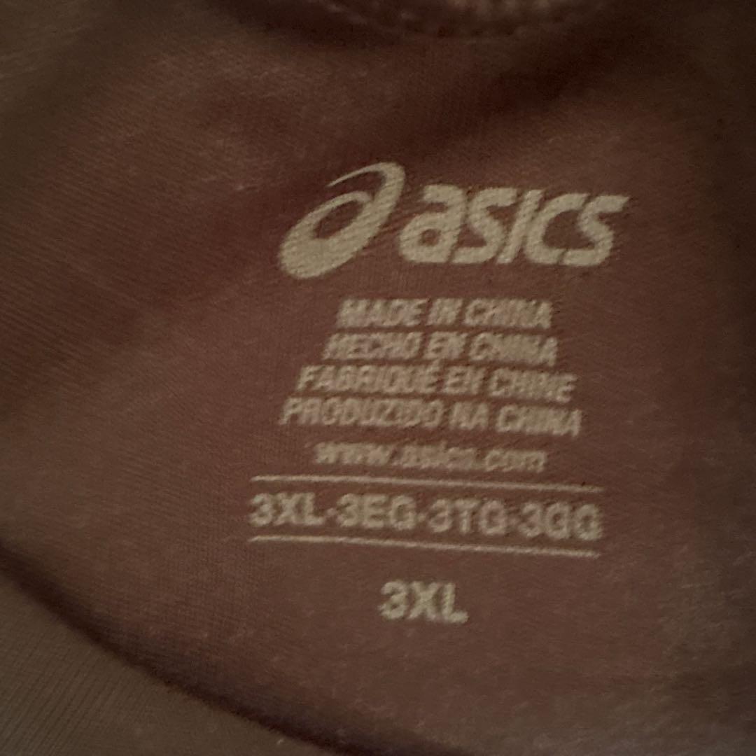 ASICS CAPCOM バレーボールシャツ 3XL レッド/ブラック