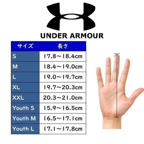 新品 USA アンダーアーマー スポットライト 野球 バッティンググローブ S