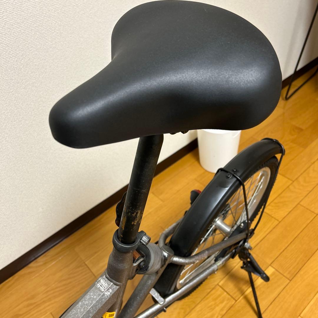 Jeep 折りたたみ自転車 7段変速 シルバー