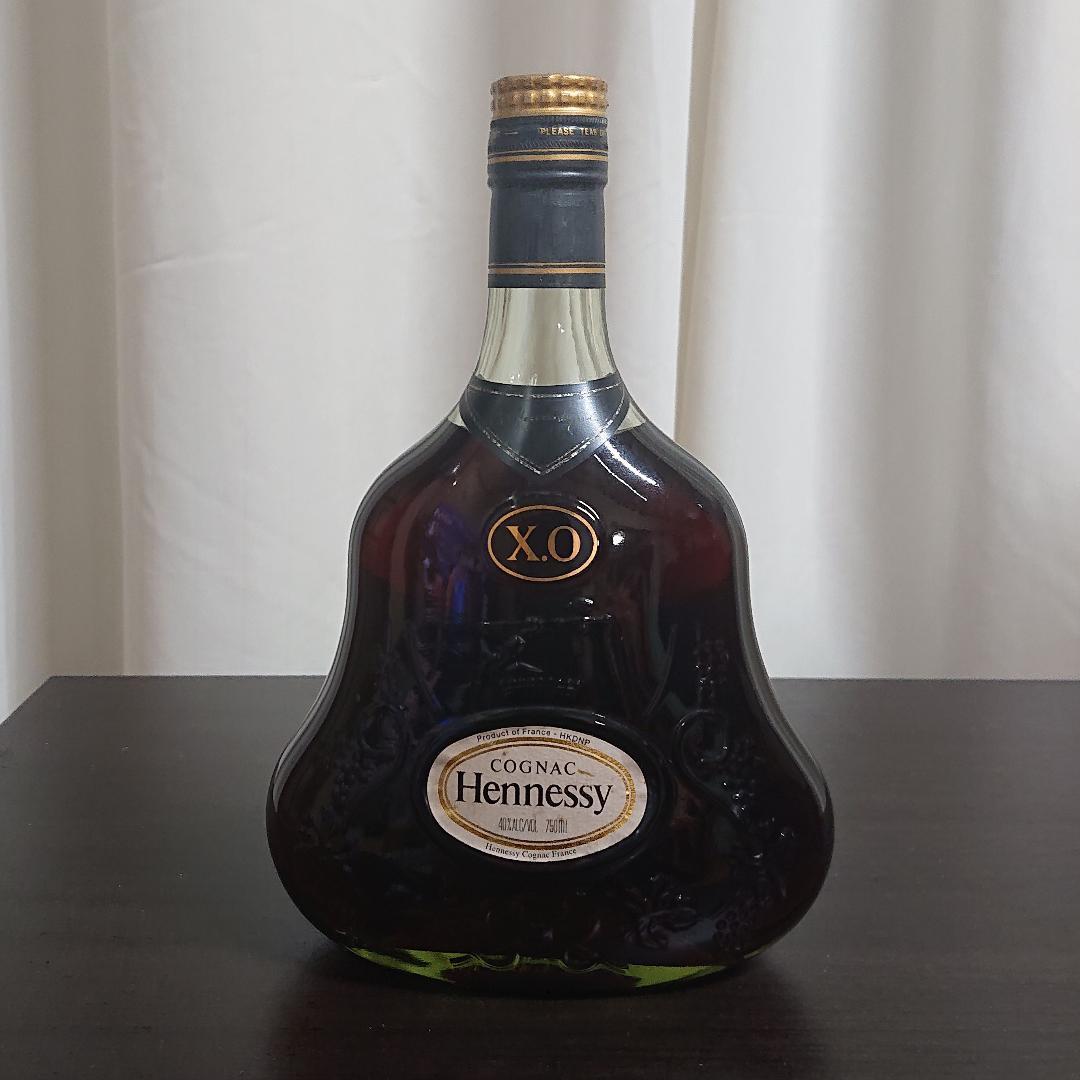 ヘネシーXO　ゴールドキャップ グリーンボトル【古酒】