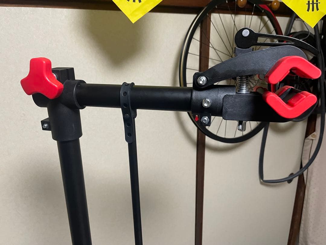 自転車メンテナンススタンド 高さ調整可能 ツールボトル、六角付き