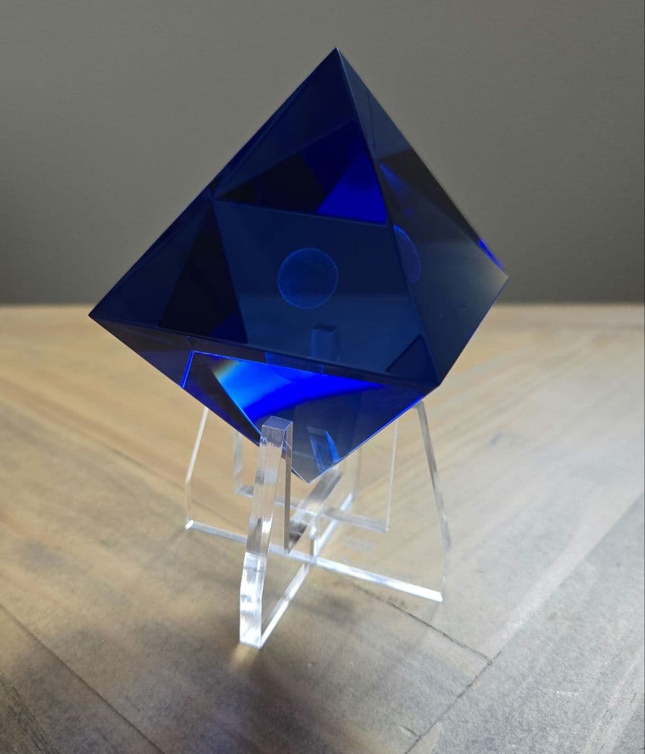 エヴァンゲリオン クリスタルオブジェ：第6の使徒　小樽大正硝子館