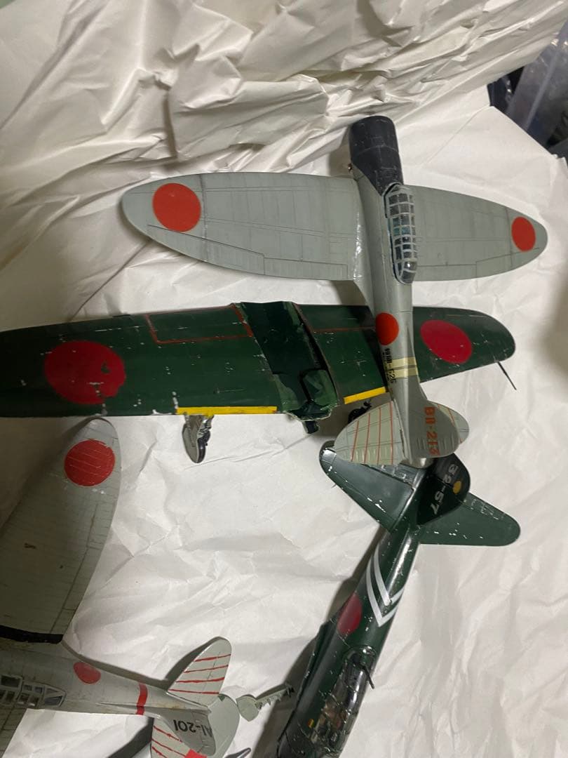 戦闘機　零戦　プラモデル　ジャンク