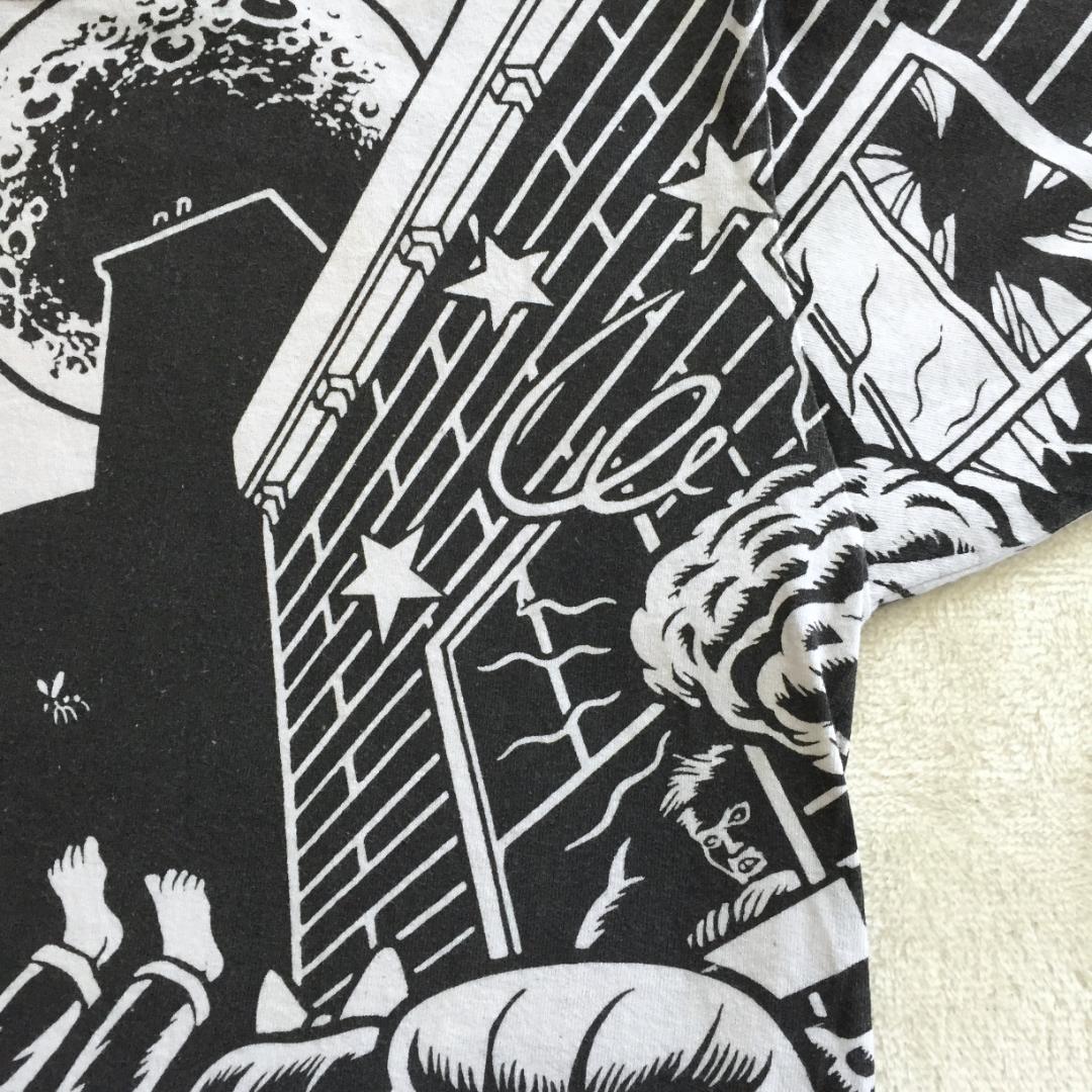 ビンテージ Iggy Pop Brick by Brick 総柄Tシャツ