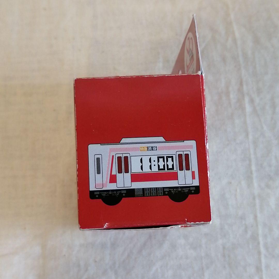 東横線 開通 80周年記念　東急 5000系　走る　電車型 目覚まし 時計