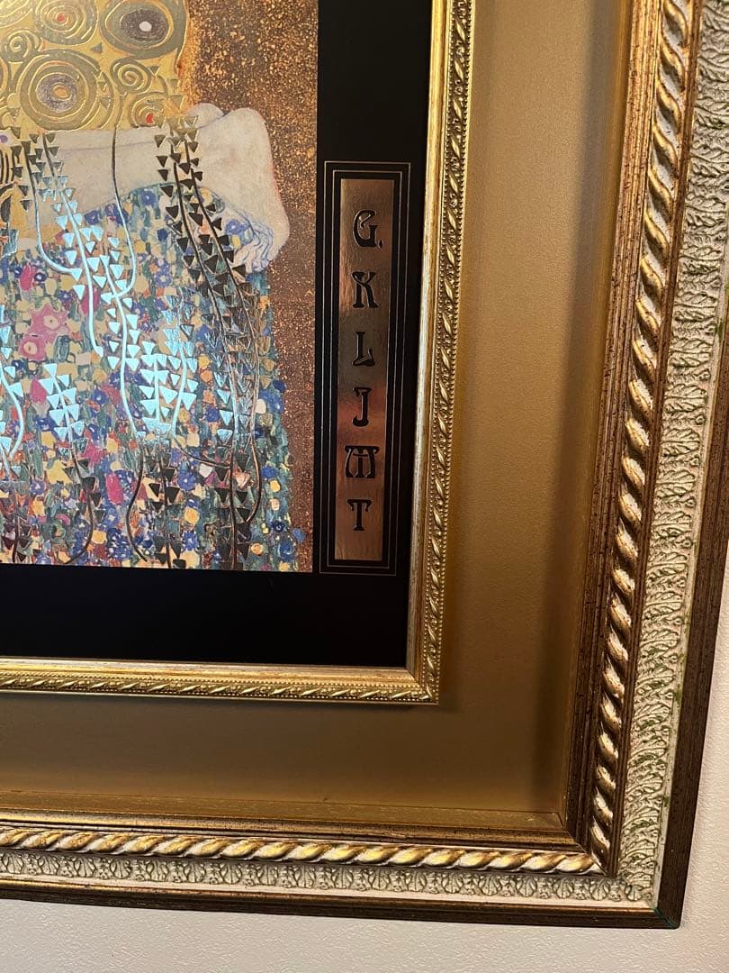 クリムト The Kiss ザ・キス 壁掛け 大判 絵画 額縁