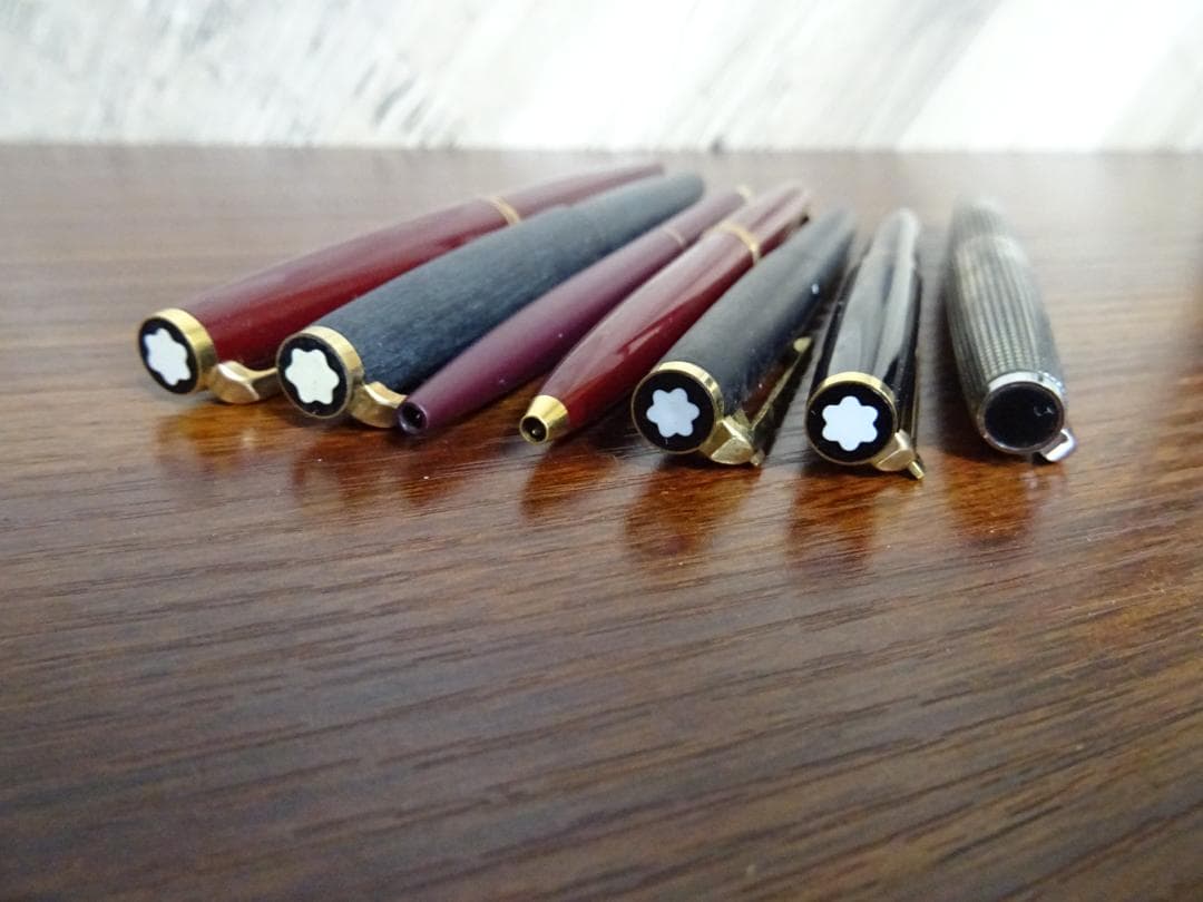 d*7様 藤05 万年筆 ボールペン 7本 まとめ売り ペン先地金有 モンブラン