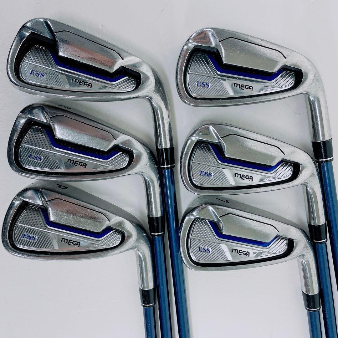 メガゴルフ　アイアン　ワンレングス　ESS R 5-P 6本　N2255