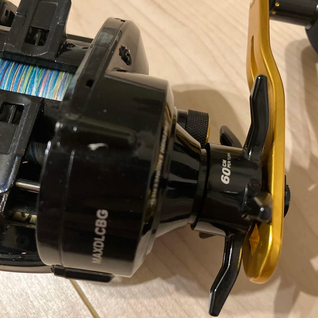 オシアジガー1号600m付きMAX DLC BG パワーギア　右巻　アブガルシア