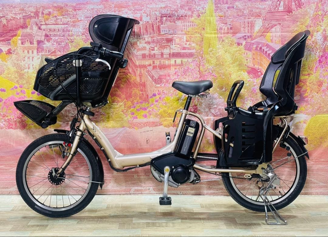 ZK3305 電動自転車 ブリヂストン アンジェリーノ 子供乗せ 20インチ