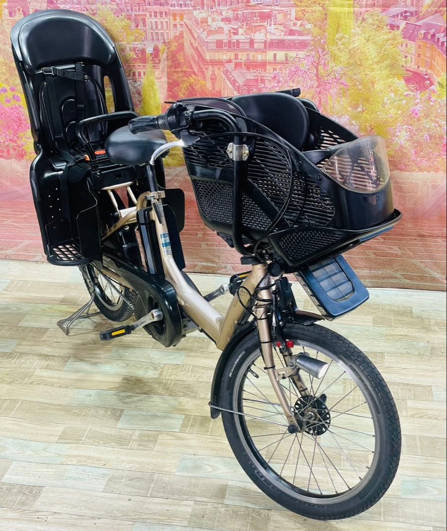 ZK3305 電動自転車 ブリヂストン アンジェリーノ 子供乗せ 20インチ