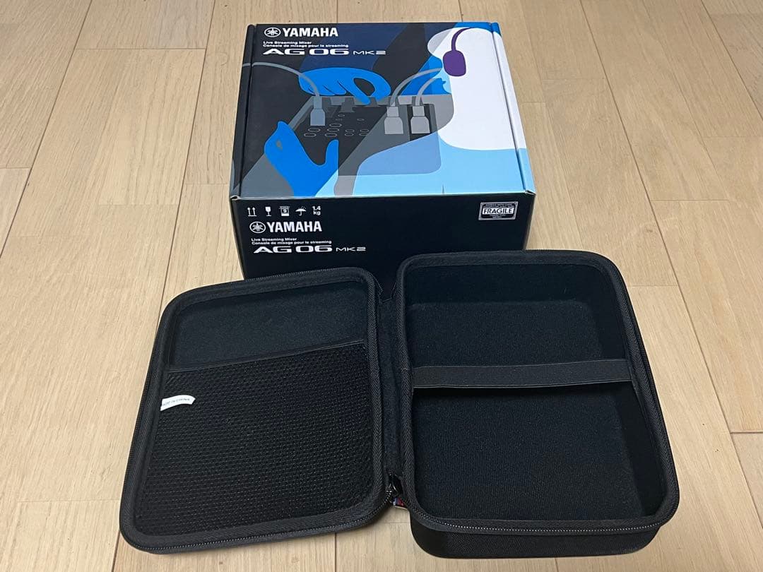 YAMAHA AG06 MK2 ミキサー/キャリーバッグ付き