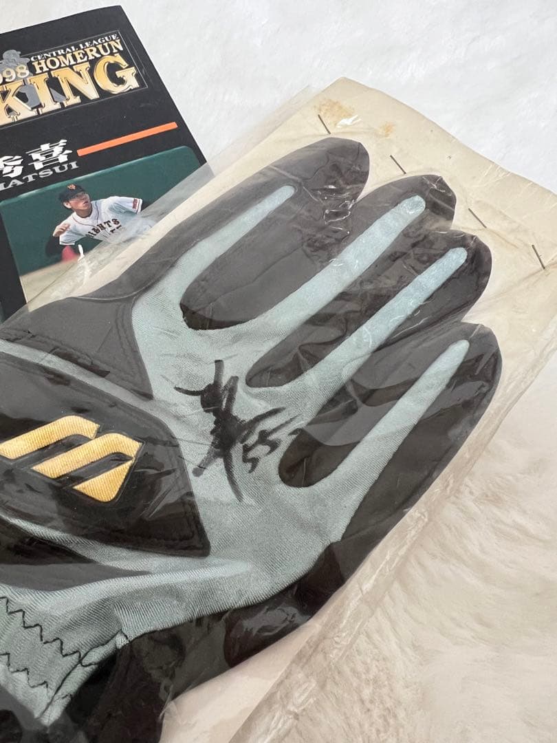 松井秀喜 サイン付きバッティンググローブ