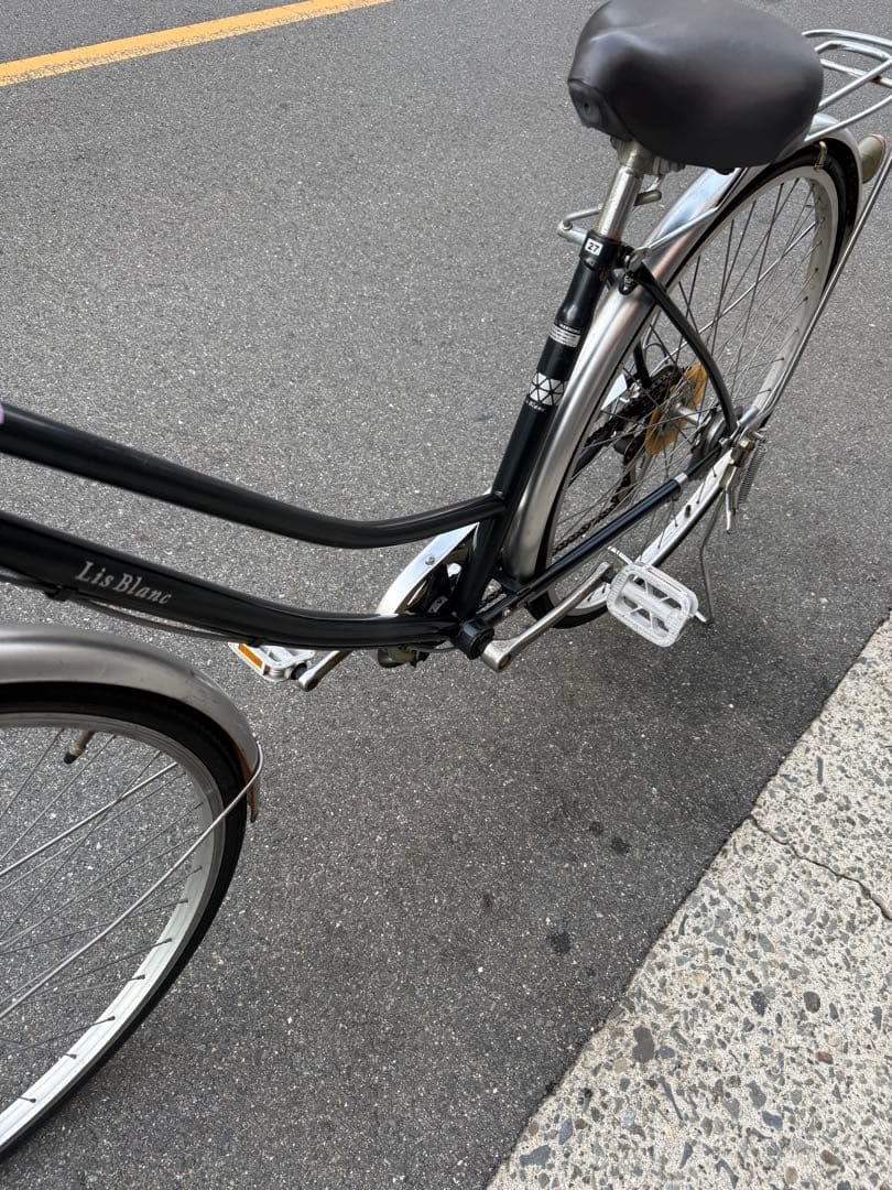159 自転車 大阪市 【引取り限定】 美品 27インチ 変速付き