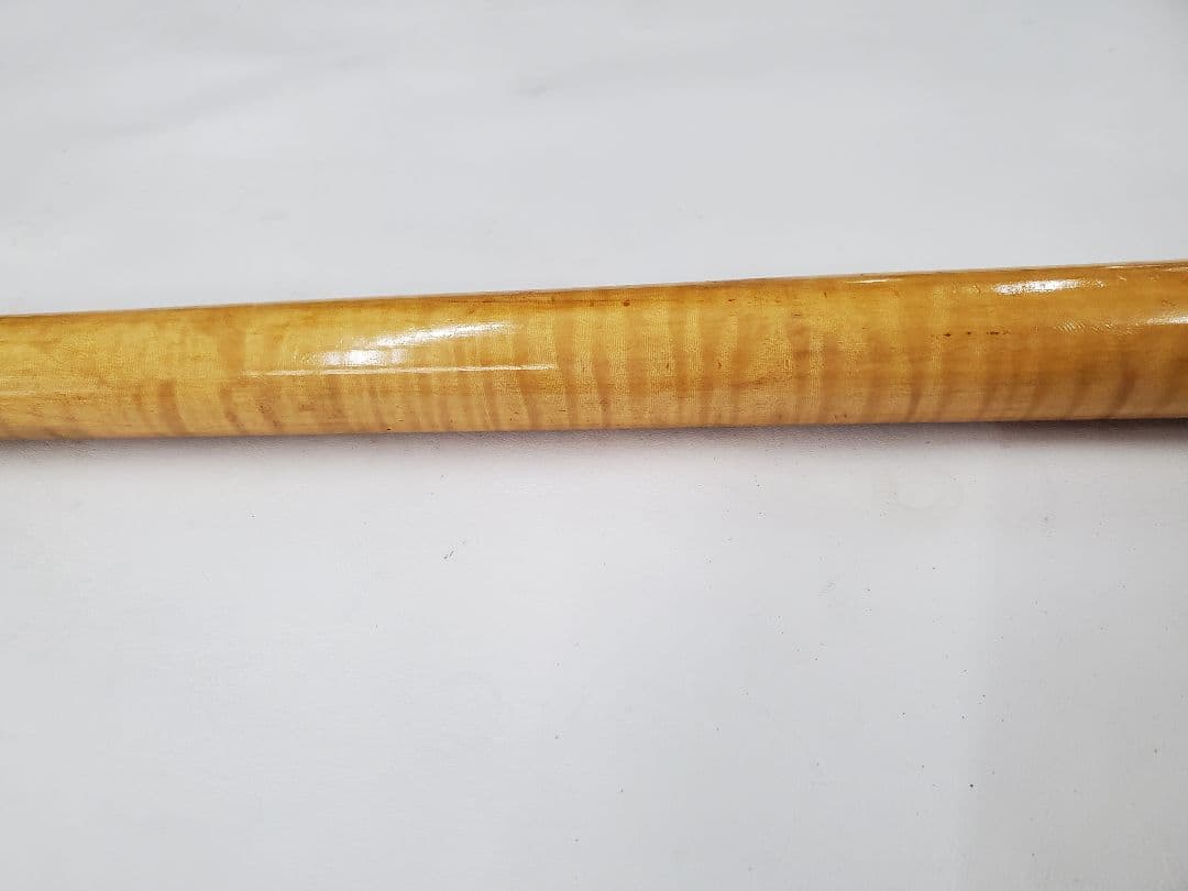 カーリーメープル　虎杢　トラ目　キュー　杖　材木　極トラ目