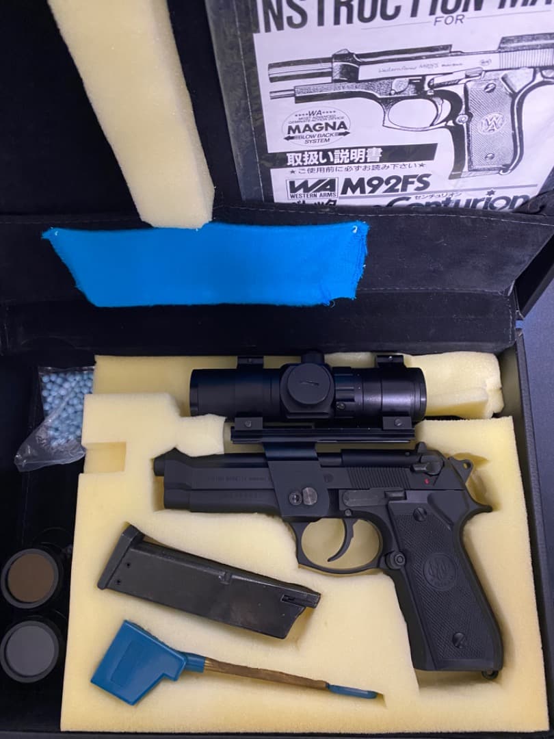 WA M92FS ガスガン 光学サイト付き「ACEPOINT Ⅲ ドットサイト」