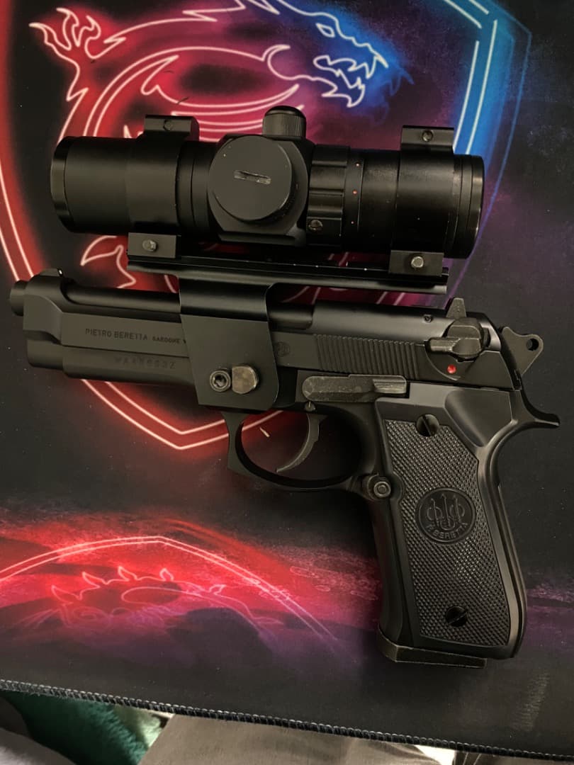 WA M92FS ガスガン 光学サイト付き「ACEPOINT Ⅲ ドットサイト」