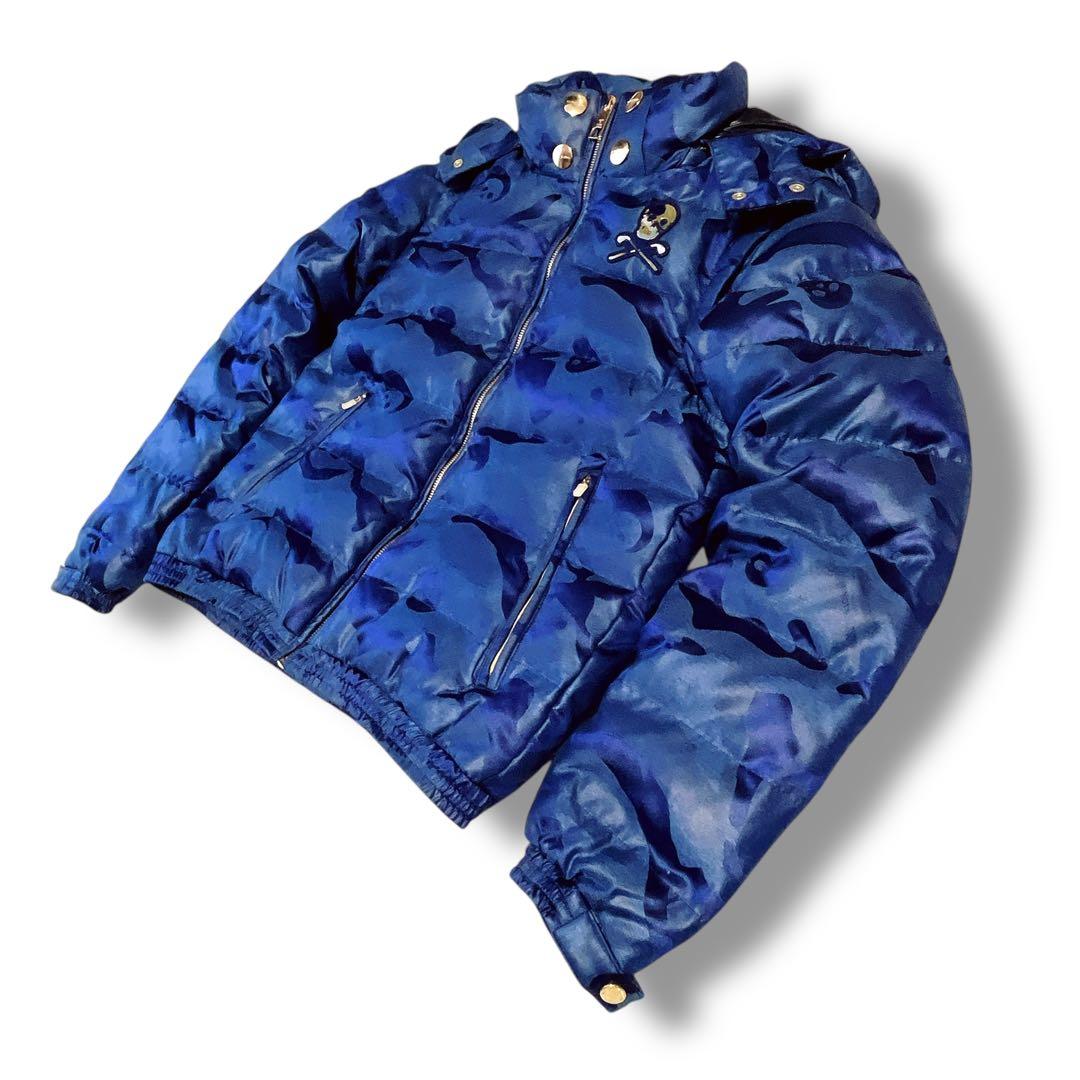 MARK & LONA ゴルフ 4way ダウンジャケット ベスト スカル 迷彩