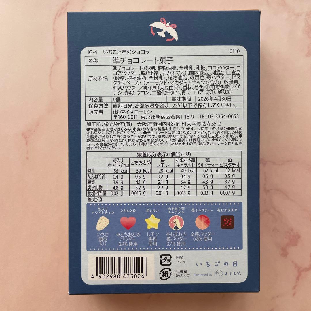 松風屋 いちごの日 6種セット 2026 バレンタイン《メルカリ便発送》